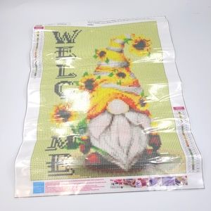 2/$20 BN Welcome Gnome diamond art 30 x 40 cm
